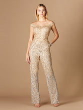 Load image into Gallery viewer, Beaded Off Shoulder Jumpsuit
