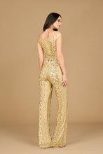 Load image into Gallery viewer, Beaded Off Shoulder Jumpsuit