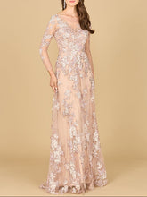Load image into Gallery viewer, Long Sleeve Modest Lace Gown