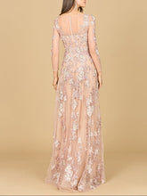 Load image into Gallery viewer, Long Sleeve Modest Lace Gown