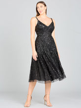 Load image into Gallery viewer, Flowing, Sequin Midi Dress