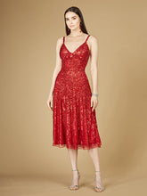 Load image into Gallery viewer, Flowing, Sequin Midi Dress