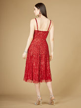 Load image into Gallery viewer, Flowing, Sequin Midi Dress