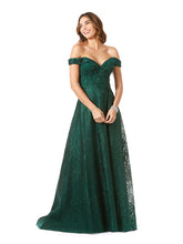 Load image into Gallery viewer, Tonal Beaded Off Shoulder Ballgown