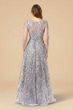 Load image into Gallery viewer, High Neck, Long Sleeve Ball Gown