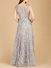 Load image into Gallery viewer, High Neck, Long Sleeve Ball Gown