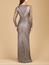 Load image into Gallery viewer, Long Sleeve Fringe Dress