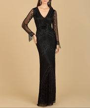 Load image into Gallery viewer, Long Sleeve Fringe Dress