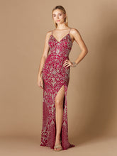 Load image into Gallery viewer, Beaded Tank Dress with Slit  - OUTLET
