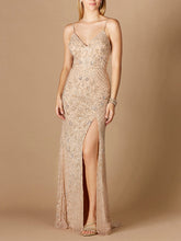 Load image into Gallery viewer, Beaded Tank Dress with Slit  - OUTLET