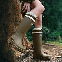 Load image into Gallery viewer, Women's Waterproof Tall Rain Boots | Non-Slip Knee-High &amp; Mid-Calf | All-Season