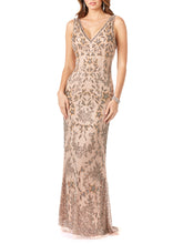 Load image into Gallery viewer, Lara 29530 - Stylish Cowl Draped Back Dress