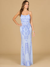 Load image into Gallery viewer, Lara 29577 - Scoop Neck, Lace Up Open Back Dress