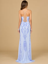 Load image into Gallery viewer, Lara 29577 - Scoop Neck, Lace Up Open Back Dress