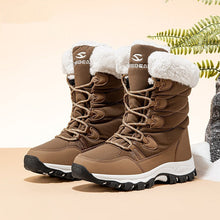 Load image into Gallery viewer, Women's Faux Fur Winter Snow Boots - Warm Mid-Height Soft Sole Casual Boots
