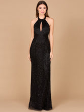 Load image into Gallery viewer, Halter Neck Dress with Keyhole