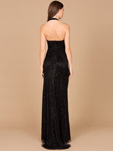 Load image into Gallery viewer, Halter Neck Dress with Keyhole