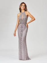 Load image into Gallery viewer, Halter Neck Dress with Keyhole