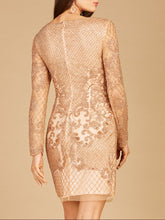 Load image into Gallery viewer, Lara 29610 - Long Sleeve Beaded Cocktail Dress
