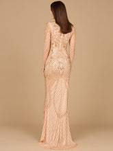 Load image into Gallery viewer, Lara 29615 - Long Sleeve Beaded Dress