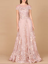 Load image into Gallery viewer, Beautiful Lace Applique A-line Ball Gown | Lara 29619