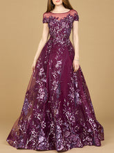 Load image into Gallery viewer, Beautiful Lace Applique A-line Ball Gown | Lara 29619