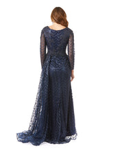 Load image into Gallery viewer, Lara 29620 - Lace Skirt Overlay Dress OUTLET
