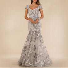 Load image into Gallery viewer, Lara 29642 - Cap Sleeve Mermaid Gown