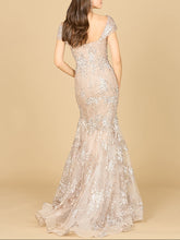 Load image into Gallery viewer, Lara 29642 - Cap Sleeve Mermaid Gown