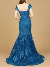 Load image into Gallery viewer, Lara 29642 - Cap Sleeve Mermaid Gown