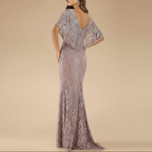 Load image into Gallery viewer, Lara 29673 - Cape Sleeve Mermaid Gown