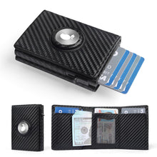 Load image into Gallery viewer, Men's Genuine Leather Trifold Wallet with RFID Protection &amp; Multiple Card Slots
