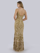 Load image into Gallery viewer, Lara 29744 - Spaghetti Strap Beaded Dress