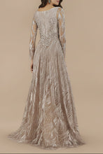Load image into Gallery viewer, Lara 29753 - Long Sleeves Beaded Ballgown