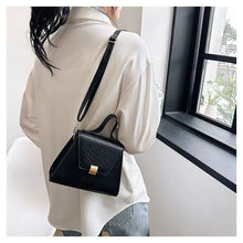 Load image into Gallery viewer, Women's PU Leather Crossbody Shoulder Bag – Casual Square Handbag with Adjustable Strap