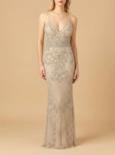 Load image into Gallery viewer, Body Con V-neck Beaded Dress | Lara 29904