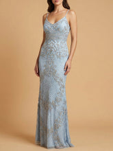 Load image into Gallery viewer, Body Con V-neck Beaded Dress | Lara 29904