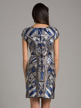Load image into Gallery viewer, Lara 29909 - Beaded, V-neck Mini Dress