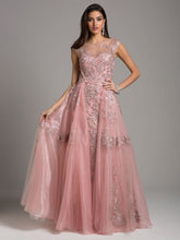 Load image into Gallery viewer, Lara 29946 - Organza Ballgown With Overskirt