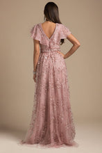 Load image into Gallery viewer, Lara 29966 - Lace, V-Neck Dress