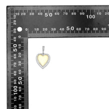 Load image into Gallery viewer, Dual Color Heart Charm Pendant, Sku#LX779