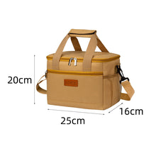 Load image into Gallery viewer, Insulated Tote Bag - Foldable Oxford Fabric Cooler Lunch Bag for Women