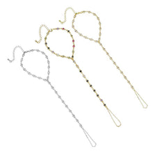 Load image into Gallery viewer, High Quality CZ LInk Chain Hand Jewlery,Sku#EF554