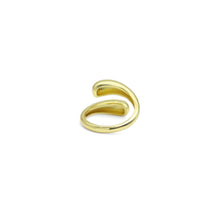 Load image into Gallery viewer, Plain Gold Silver Wrap Adjustable Ring, Sku#A195