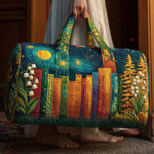 Load image into Gallery viewer, Bookwind Series Short-Distance Handheld Quilted Embroidery Travel Bag Multi-Functional