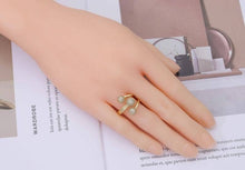 Load image into Gallery viewer, CZ Triple Ball Adjustable Ring, Sku#LD253