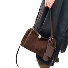 Load image into Gallery viewer, Matte Genuine Leather Retro Crossbody Bag | European &amp; American Style | Women's Shoulder Bag
