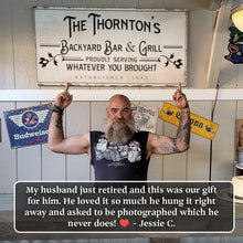 Load image into Gallery viewer, Backyard Bar &amp; Grill Sign