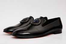 Load image into Gallery viewer, The Pombe Black Patent Leather Dress Slip-on Loafer Men  Shoe