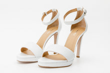 Load image into Gallery viewer, The Aksu White Leather Ankle Strap Women Sandal Final Sale!